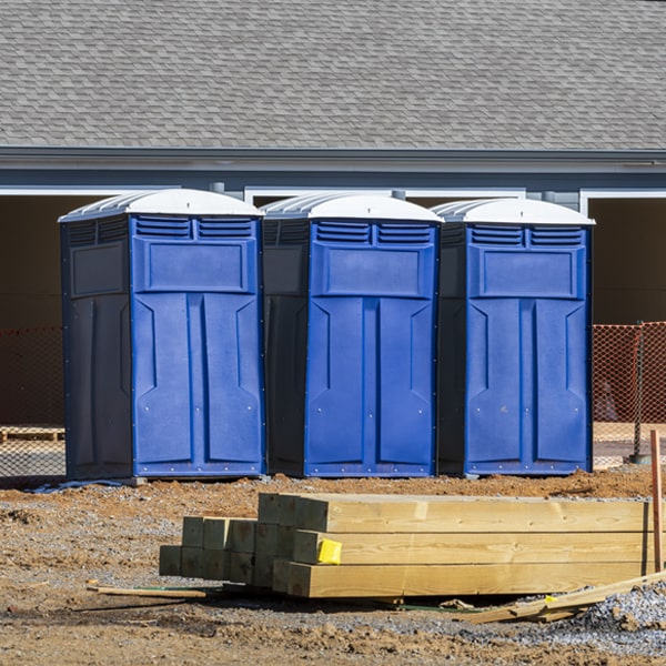 how can i report damages or issues with the portable restrooms during my rental period in Southside Chesconessex